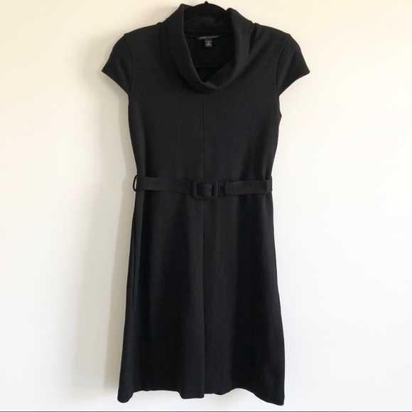 Banana Republic Stretch Knit Black Dress - Small - Picture 2 of 8